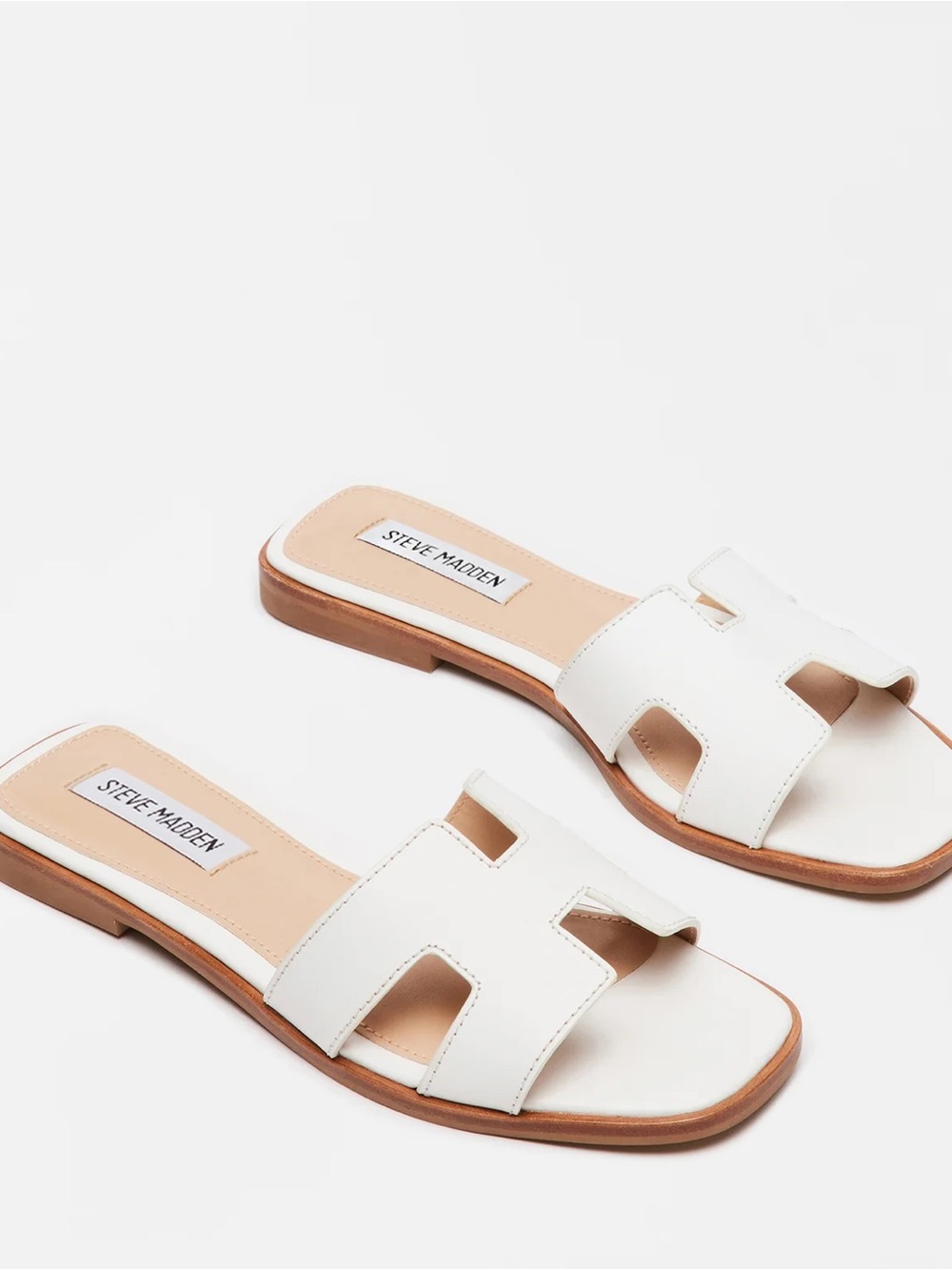 Steve Madden HADYN WHITE LEATHER 8.5 New